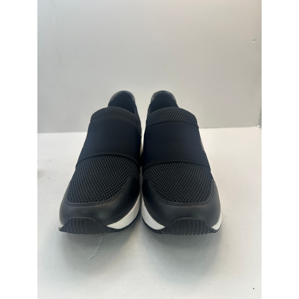 Michael Kors Felix Wedge Trainer Women Sz 10M Black New Without Box - Picture 5 of 6